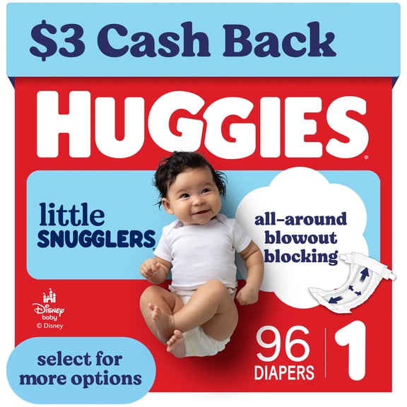 Huggies Little Snugglers (Choose Your Size & Count)