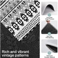 thumbnail image 3 of Black Geometric Triangle Gear Pattern Kitchen Rugs Sets Of 3,Kitchen Runner Rugs Non Skid Washable,Decorative Kitchen Floor Mats for Kitchen,Sink,Laundry,17"x30"+ 17"x47" + 17"x59", 3 of 6