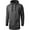 Black, variant on Ma Croix Men's Premium Classic Standard Comfort Marled Fleece Zip Up Hoodie Sweater