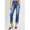 thumbnail image 4 of Risen Jeans - Tummy Control High Rise Crop Straight Jeans (27.5" - 30.5" Inseam) - RDP5941, 4 of 8