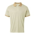 thumbnail image 4 of Kcolen Men's Solid Color Polo Shirt Short Sleeve Collared Casual Business Basic Tee Lightweight Button T-Shirts Summer Tops, 4 of 6
