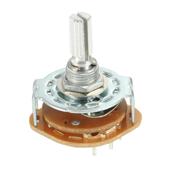 Unique Bargains 2P3T 2 Pole 3 Throw Single Deck Band Channel Rotary Switch Selector