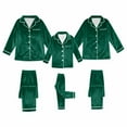 thumbnail image 7 of Christmas Pjs for Family Flannel Pjs Long Sleeve Button down Sleepwear Warm Pajamas Pajamas Family Set, 7 of 7