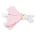 thumbnail image 3 of Manta de seguridad para bebé, suave y linda, sin tóxicos, conejito de peluche, toalla infantil, juguete para cuna, cochecito de bebé, color rosa, 3 of 14