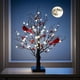 thumbnail image 2 of LED Light Up Red Bird Desktop Festival Tree, 2 of 5