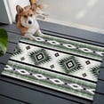 thumbnail image 4 of Rectangle Area Rug 2x3ft,Sage Green Farm Aztec Geometric Washable Carpet Non-Slip Runner Accent Rugs Indoor Floor Mat for Bedroom Living Room Decor,Boho Country Farmhouse, 4 of 9