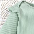 thumbnail image 6 of Piuwrlz Mesh Dress Sets for Schoolgirl Skirt and Long Sleeved Sweatershirt Set Bow-knot Solid Color Printed Skirts Suits Green Size 3 Months, 6 of 9