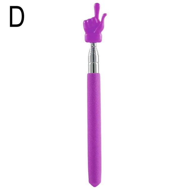 Telescopic Teachers Pointer,Mini Hand Pointers Finger Pointer Stick,rofessional Extendable Presentation Tool for Educators and Trainers C2W9