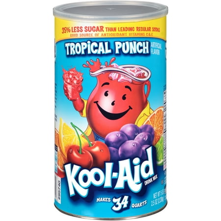 Kool-Aid Drink Mix, Tropical Punch, 82.5 Oz, 1 Count