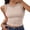 03-Light Beige, variant on ANRABESS Womens Color Block Tank Tops High Neck Sleeveless Racerback Ribbed Knit Fitted Basic Tee Shirts 2026 Summer Clothes Navy Blue Small