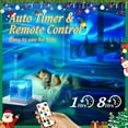 thumbnail image 2 of Northern Dreamscape Projector, 2026 New Night Lights Projector, 16 Color Aurora Night Light Projector, Remote Night Light, Teens Christmas Gifts for Boy and Girl, Wood Base, AKLJWH, 2 of 6