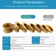 thumbnail image 4 of Diamond Brazed Half-Round Grinding Wheel for Angle Grinder - 50mm Thickness, Versatile for Marble, Quartz, Ceramic Tiles - High-Speed, Durable, Compact Design for Smooth Edge Finishing in Stone, 4 of 6