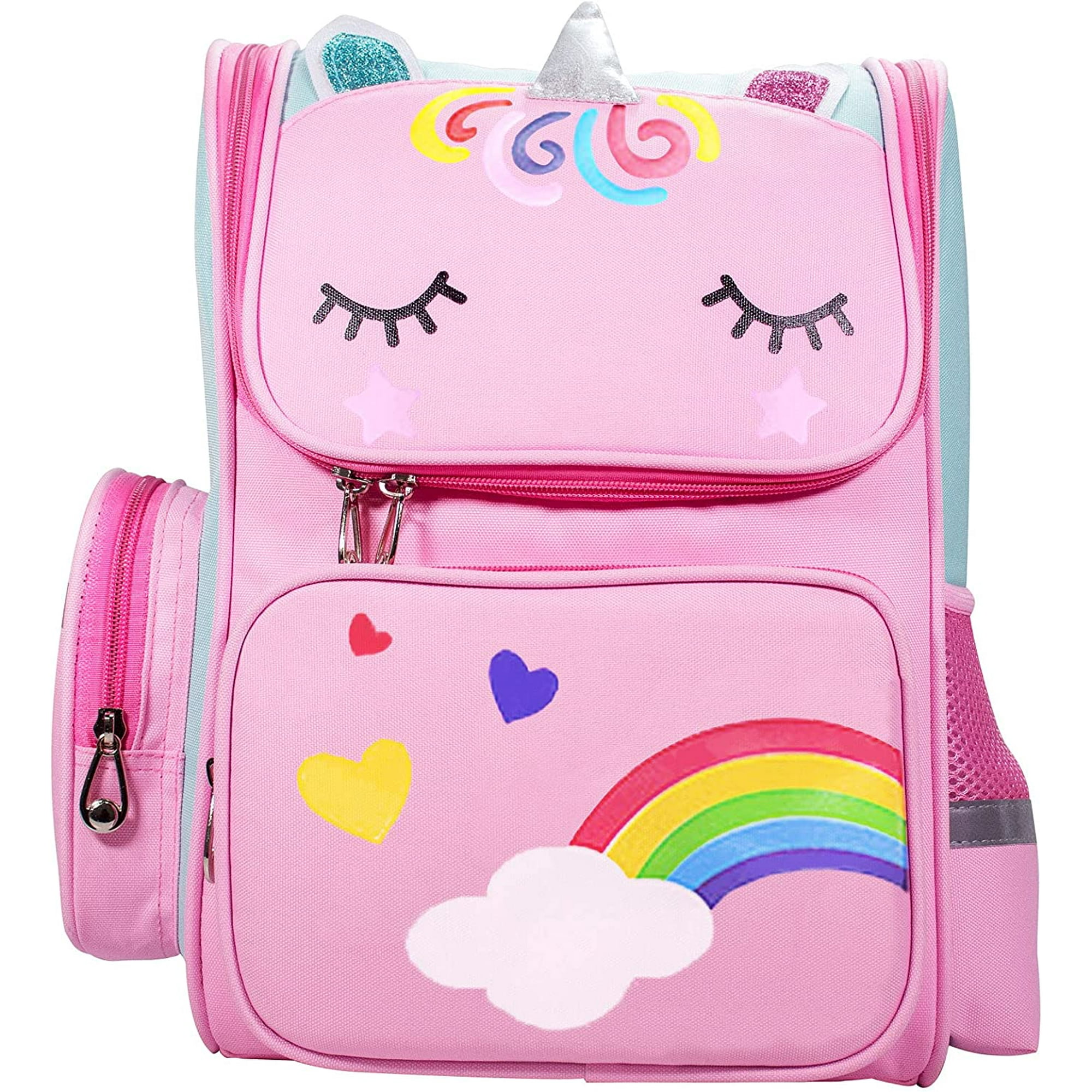Sac à Dos Licorne pour Filles, Sac d'École pour Enfants, Sac