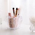 thumbnail image 3 of fastboy Transparent Box For Makeup Brushes And Small Items - Stay Organized And Stylish Cosmetic Storage Cylinder Cosmetic Box transparent 1Set, 3 of 6