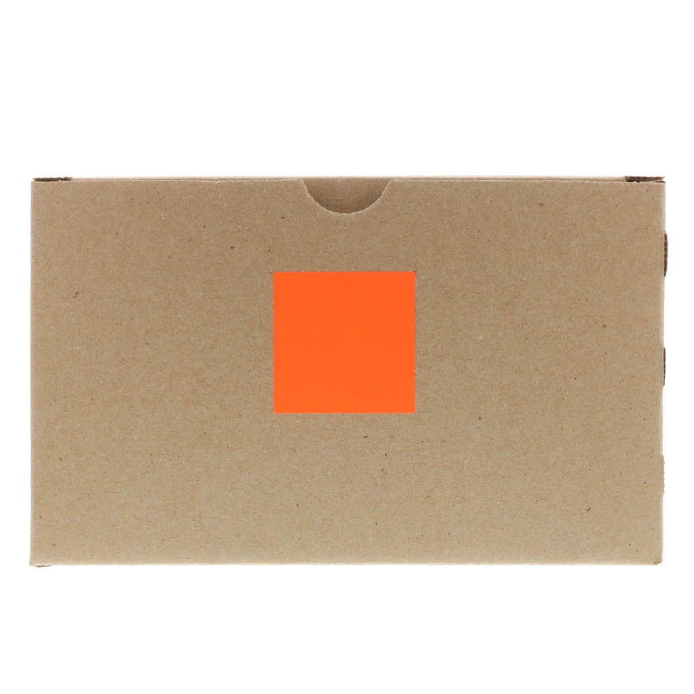 JAM Paper Square Address Labels Stickers, 2 x 2, Neon Red, 120 per Pack