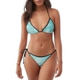 thumbnail image 1 of Balery Blue Marble Pijama Estampado Bikini de Dos Piezas para Mujer - Conjunto de Bikini Ajustable Sexy y Cómodo para Playa, 1 of 6