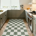 thumbnail image 5 of RUG ROBOT 3'x5' Area Rugs for Entryway, Washable Non-Slip Checkered Throw Rugs for Bedroom, Kitchen, Soft Low-Pile Classic Farmhouse Geometric Indoor Door Mat, 5 of 9