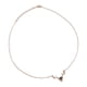 thumbnail image 5 of Collar de acero de titanio Color resistente Corte exquisito Colgante de oro brillante Cadena Collar para mujeres Hija Amante, 5 of 10