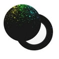 thumbnail image 2 of Picia Night Rainbow Sparkles Pattern Round Stool Covers Comfy Seat Covers Stretch Removable Washable Chair Slipcover Round Bar Chair Cushion Cover-12 inch, 2 of 7