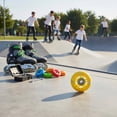 thumbnail image 4 of predolo Roue de Patin Lumineuse Silencieuse Roue de Patin à Roulettes Clignotante Pièce de Rechange en Caoutchouc PU Durable pour Enfants, Enfants, 4 of 10