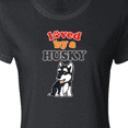 thumbnail image 4 of Inktastic Siberian Husky Dog Gift Puppy Women's T-Shirt, 4 of 5