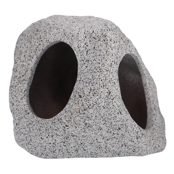 NUOLUX Fish Cave Aquarium Tank Hideout Shrimp Hideouts House Betta Shelter Hideaway Resin Breeding Ornament Habitat Stones