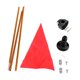 thumbnail image 2 of Kit de montaje de bandera de kayak con montaje de base estable, accesorios de indicador de señal de bote de alta visibilidad para bote de bricolaje, 2 of 8