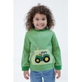 thumbnail image 2 of Camiseta John Deere Tractor para niños pequeños, manga larga, 3T, verde, 2 of 6