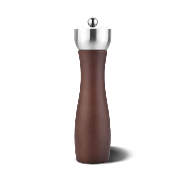 Yuarrent Molinillo de pimienta rotativo de para el hogar, molinillo de especias portátil de mano para barbacoa, Picnic, molienda de condimentos Mostrada 8 pulgadas Yuarrent HA028339-03B