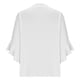 thumbnail image 5 of mfyjkho Tops Bohemios Para Mujer, Blusa Holgada Informal De Color Liso Con Botones Y Escote En V Y Mangas De Encaje 3/4 Para Mujer Tops Para Salir Para Mujer Xxl, 5 of 5
