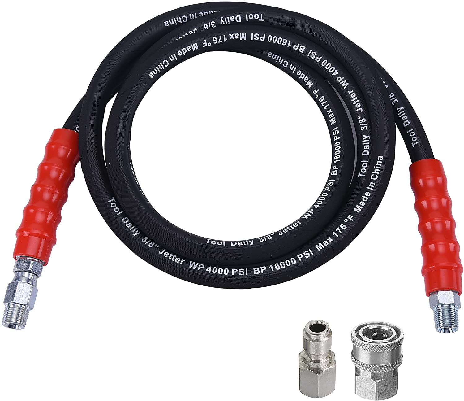 Tool Daily Pressure Washer Whip Hose, Hose Reel Connector Hose for