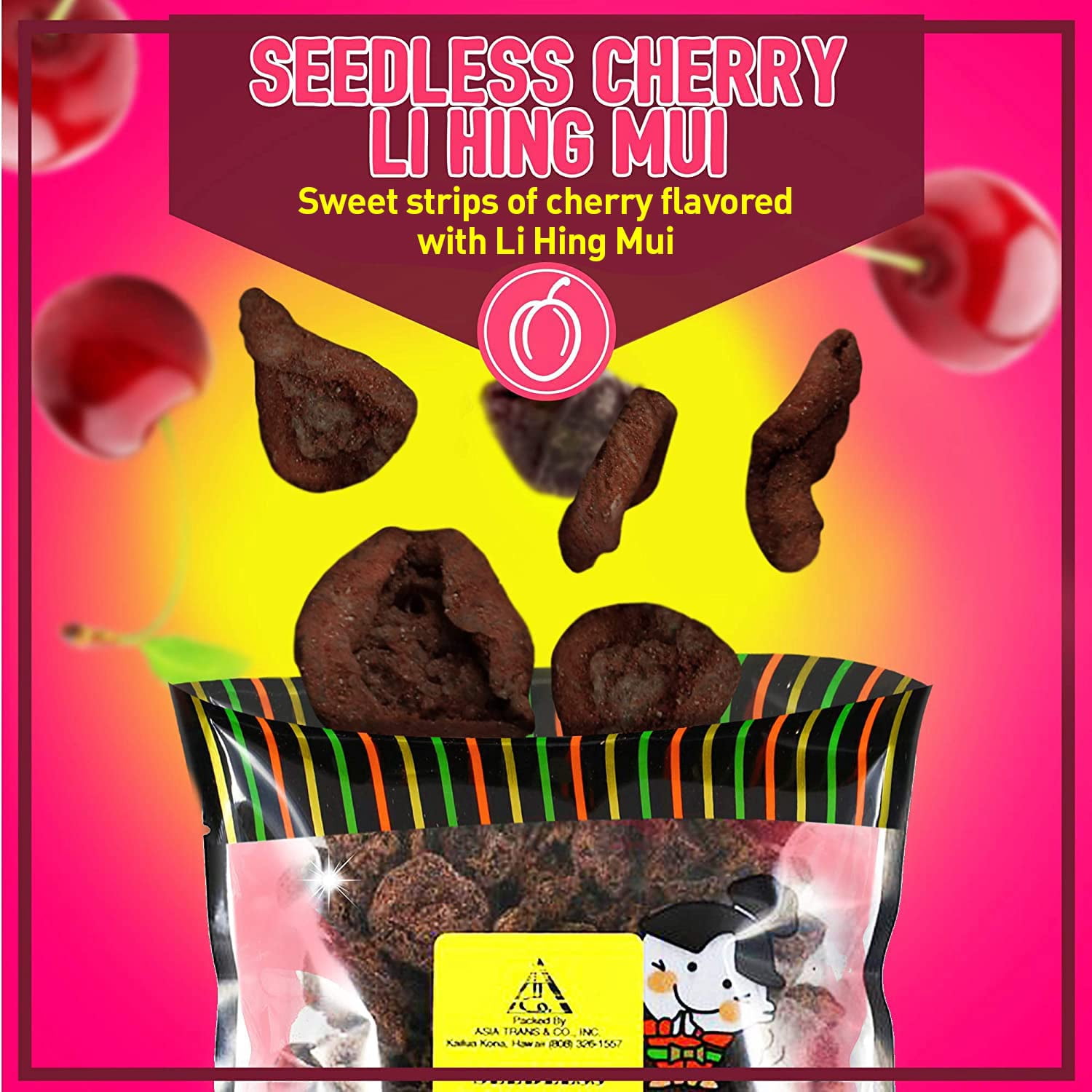 Asia Trans Seedless Li Hing Cherry Mui, 3 Oz.