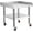 24*28in with casters, variant on Yesurprise 24x24 inch Stainless Steel Equipment Grill Stand Table with Adjustable Storage Undershelf Stand Grill Tablefor Home Commercial Restaurant Kitchen