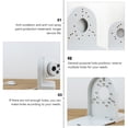 thumbnail image 4 of Shisuyan ABS Bracket White 1Pcs 4.9in x 4.0in, 4 of 9