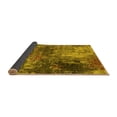 thumbnail image 2 of Ahgly Company Indoor Round Oriental Yellow Industrial Area Rugs, 6' Round, 2 of 4