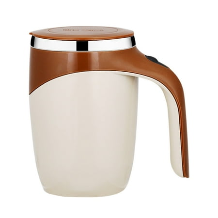 

EDFRWWS Electric Stirring Coffee Mug Automatic Steel Mixer Milk Whisk Cup (Coffee)