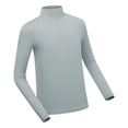 thumbnail image 1 of Camisa de seda de hielo para hombre de Golf, ropa deportiva cómoda con protección solar, ropa protectora de manga larga, camisetas de Golf para , gris M, 1 of 9