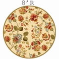thumbnail image 2 of Safavieh Chelsea Hayleigh Bordered Wool Area Rug, Ivory, 8' x 8' Round, 2 of 11