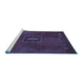thumbnail image 2 of Ahgly Company Machine Washable Indoor Rectangle Abstract Blue Modern Area Rugs, 5' x 7', 2 of 4