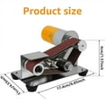 thumbnail image 6 of TKDMR Mini Belt Sander Multifunctional Electric Belt Grinder 7 Adjustable Speed 15° Cutter Sharpener Sander Tool for Metal Jewelry Cutter, 6 of 7