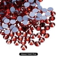 thumbnail image 3 of Uxcell Hotfix Rhinestones Flatback Crystal Glass Gems for Craft Clothes DIY Decoration Medium Red 4.8mm, 3 of 5