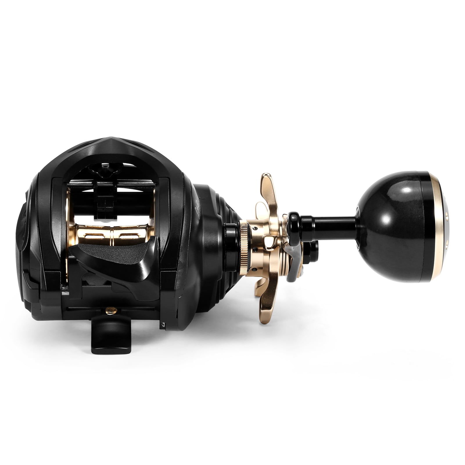  CAMEKOON Carbon 300 Baitcasting Fishing Reel, High Line  Capacity Baitcaster Reels, 6.3:1 Gear Ratio, 10+1 Stainless Steel Ball  Bearings, 10 Button Magnetic Brakes, Carbon Fiber Frame and Side Covers :  Sports & Outdoors