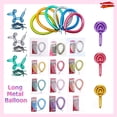 thumbnail image 2 of 10/20/30/50/100 piezas 260 globos largos de látex de color cromado para modelar, para niños, juguetes de regalo, suministros para fiestas, 2 of 5