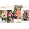 thumbnail image 5 of Sweatshirts for Women Crewneck Casual Long Sleeve Shirts Tunic Tops, 5 of 9