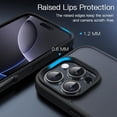 thumbnail image 5 of JETech Matte Case for iPhone 16 Pro Max 6.9-Inch, Shockproof Military Grade Drop Protection, Frosted Translucent Back Phone Cover, Anti-Fingerprint (Black), 5 of 6