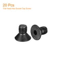 thumbnail image 3 of 3/8-16x5/8" Flat Head Socket Cap Screws, 10.9 Grade Carbon Steel Screw Bolts Fasteners 20Pack, 3 of 5