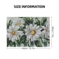 thumbnail image 2 of JRXY White Flowers, Green Leaves Wooden Jigsaw Puzzle Challenging Difficult Wood Puzzles for Adults Gift for Family Friends 300 PCS, 2 of 6