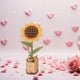 thumbnail image 2 of de construcción de ramo de flores, miniladrillos, juegos de construcción de ramo de flores, miniflores artificiales, bloques de construcción para Estilo A, 2 of 8