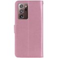 thumbnail image 6 of Samsung Galaxy Note 20 Ultra (Not Note 20) Case for Women, Glitter Bling Diamond PU Leather Wallet Phone Case with Wsrist String Flip Cover for Samsung Galaxy Note 20 Ultra Owl Rose Gold, 6 of 7