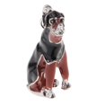 thumbnail image 1 of Adorable Puppy theme Accesorio para joyas para perros Collar Pulseras Tobilleras Fornituras Accesorio para el cabello Superficie plateada marrón oscuro BLESIY dijes colgantes, 1 of 8